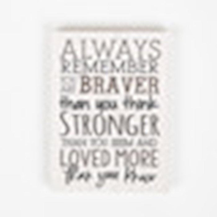 Word Block-Always Remember (5.5" x 7.25")