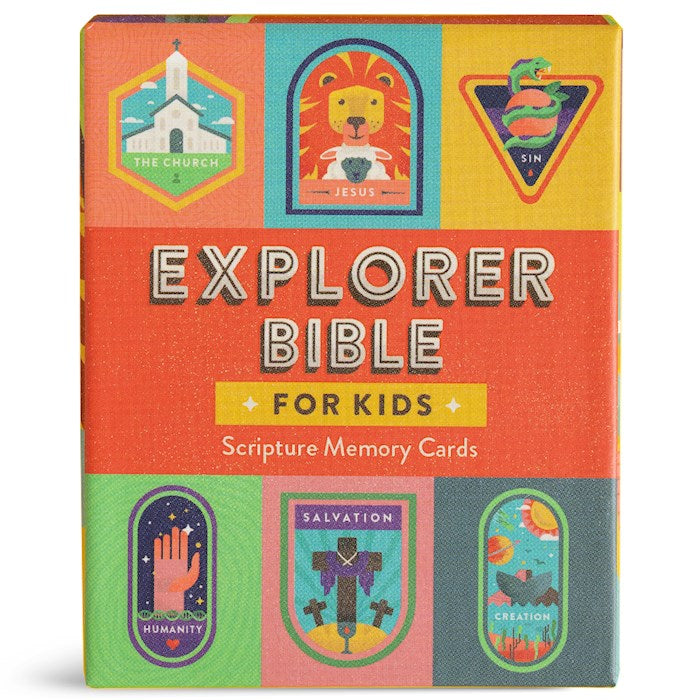 CSB Explorer Bible for Kids Scripture Memory Cards-Hardcover