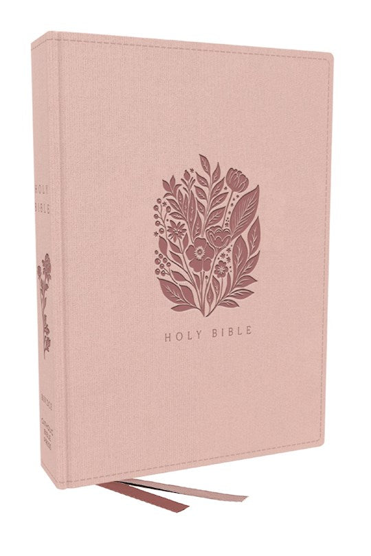 RSV2CE Catholic Journal Edition Bible (Comfort Print)-Pink Cloth Over Board