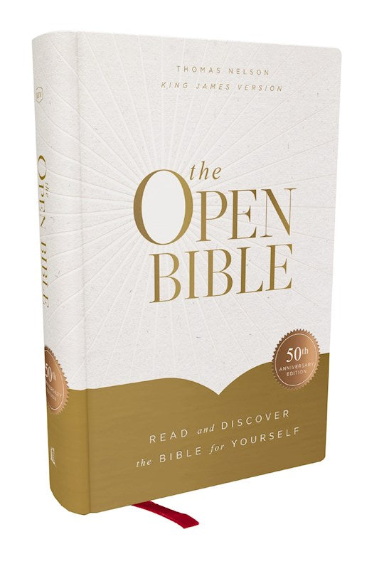 KJV The Open Bible: Read And Discover The Bible for Yourself (Comfort Print)-Hardcover