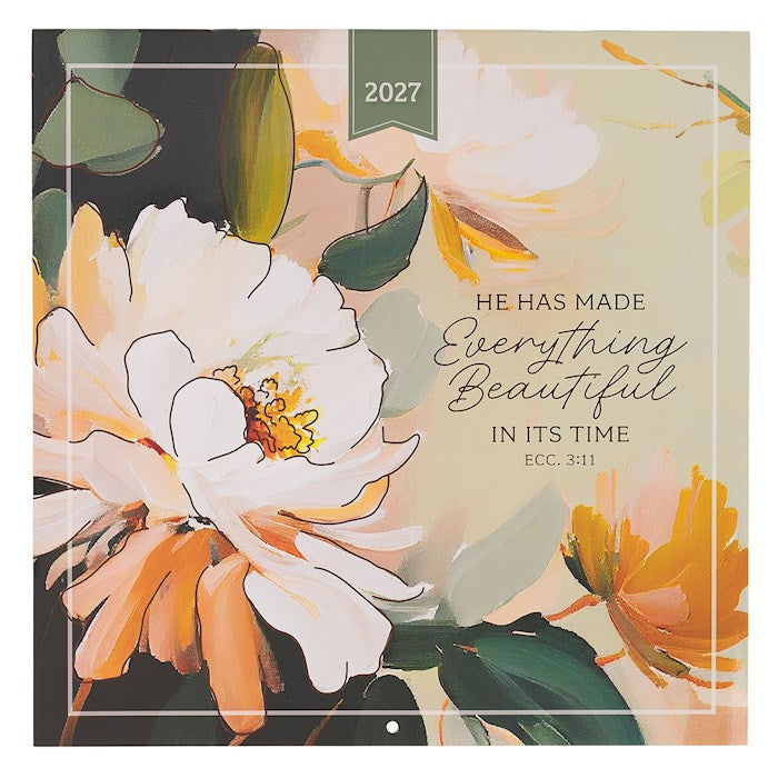 Calendar-2027-Everything Beautiful Wall Calendar-Large