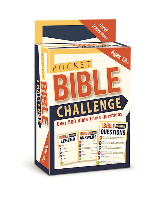 Pocket Bible Challenge Card Game (Ages 12-100)