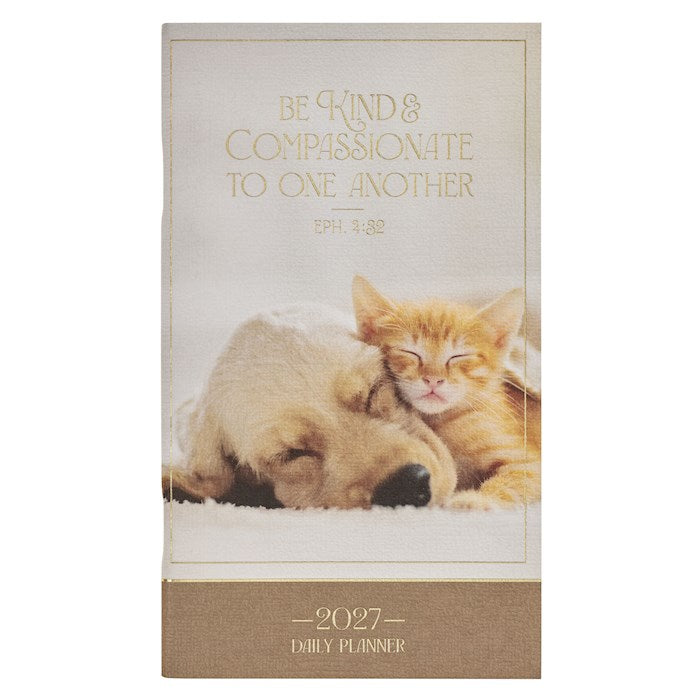 Planner-2027-Be Kind & Compassionate Daily Planner (Ephesians 4:32)-Small