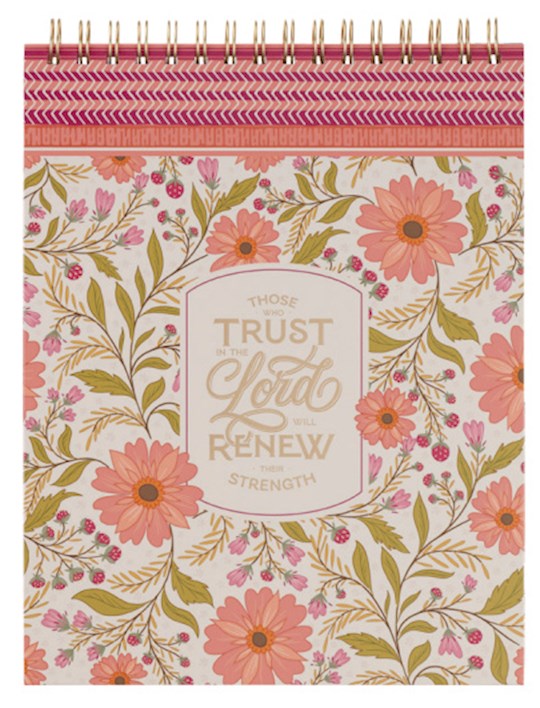 Spiral Notepad Those Who Trust In The Lord Isa. 40:31