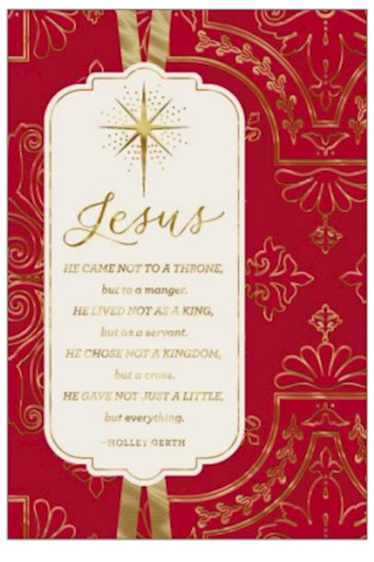 Boxed Card-Christmas-Jesus/Holley Gerth (Box Of 16)