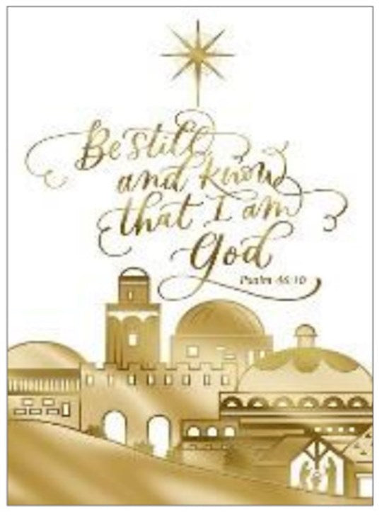 Boxed Card-Christmas-Be Still And Know... (Box Of 16)