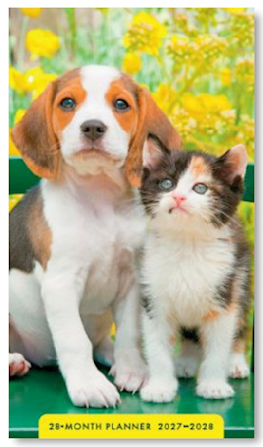 2027 Whiskers & Paws 28-Month Planner