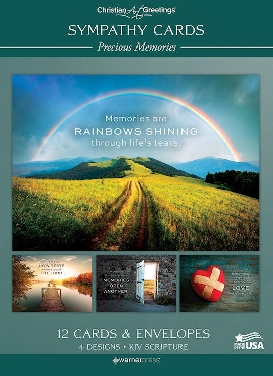 Boxed Card-Sympathy-Precious Memories (KJV) (Box Of 12)