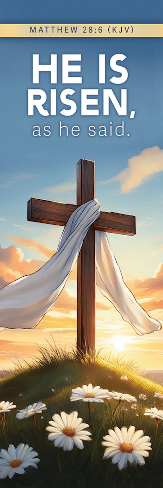 Bookmark-Kids-Easter-He Is Risen Matt 28:6 KJV (Pack of 25)