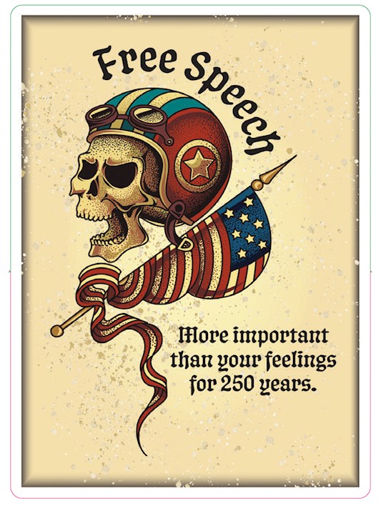 Sticker-Free Speech (Pack Of 10) (*EXCLUSIVE)
