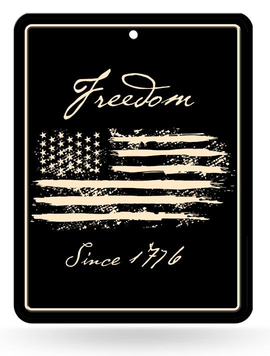 Sign-Freedom Since 1776-Metal (8.5" x 11")