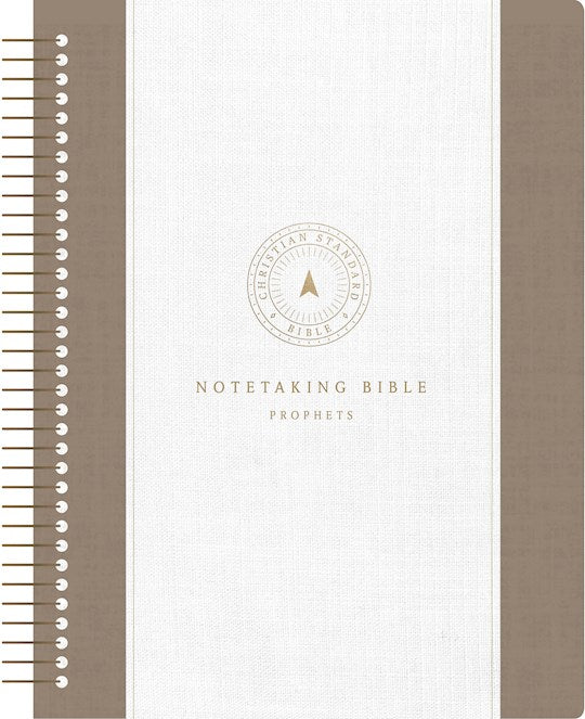 CSB Spiral-Bound Notetaking Bible Optimal Type: Prophets-Spiral Bound