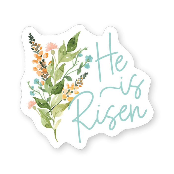 Sticker-He Is Risen Bouquet (2.5" X 3.5")