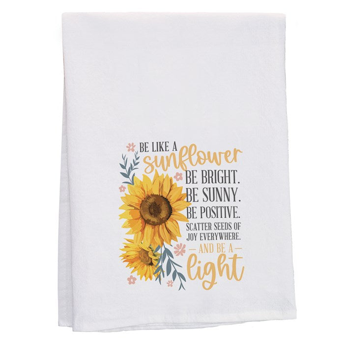 Tea Towel-Be Like A Sunflower (29" X 29")