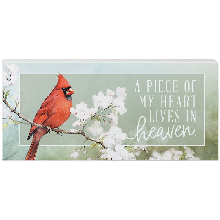 Inspire Board-Lives In Heaven Cardinal (5.5" X 12")
