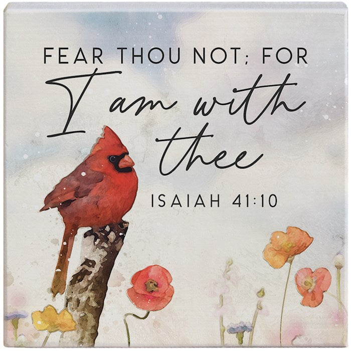 Small Talk Square-I Am With Thee Cardinal (5.25" X 5.25")