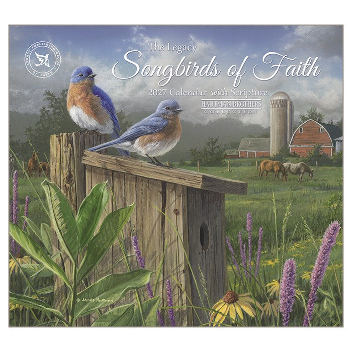 2027 Wall Calendar-Songbirds Of Faith ( 12" x 13.375")