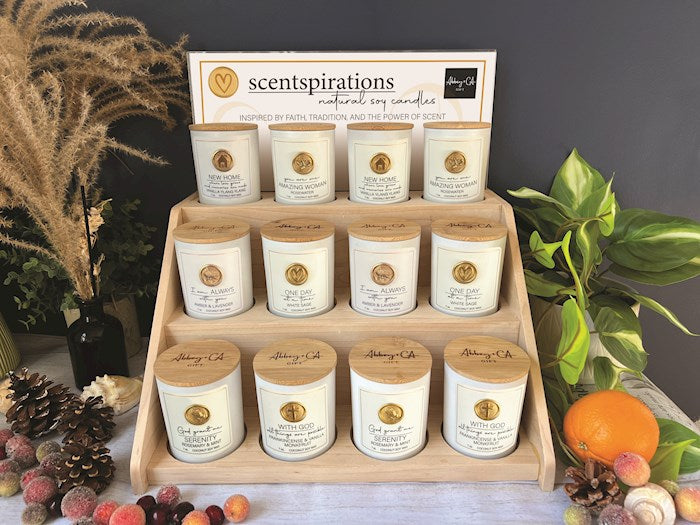Candle-Inspirational Filled Display (12 Asst.)