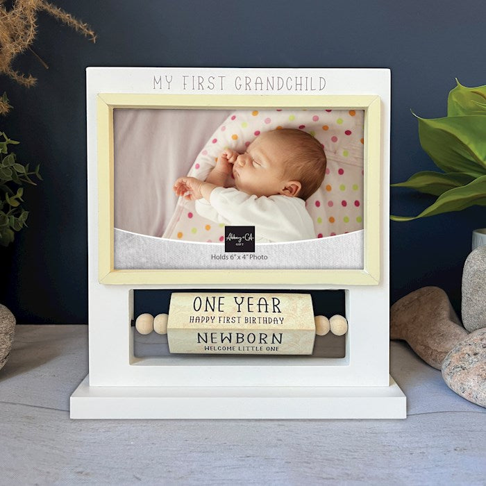 Frame-First Grandchild W/ Spinning Block & Beads