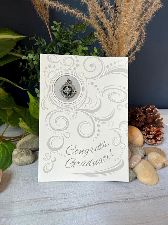 Money Card-Graduation w/ Compass Charm & Envelope