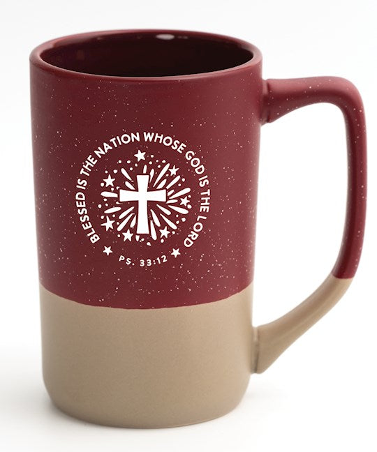 Mug-Designer Pebble-Blessed Is The Nation (16 Oz)
