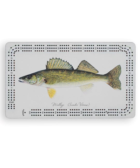 Cribbage Board-Walleye (14.5" x 8.5")