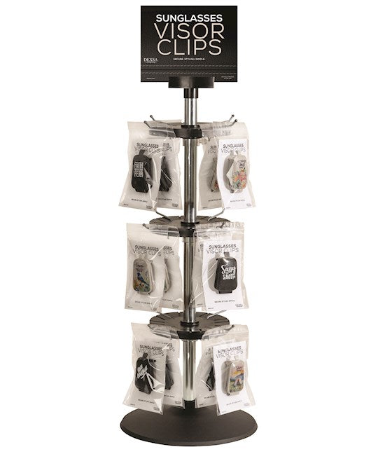 Visor Clip-Filled Display (36 Asst.)