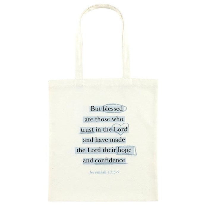 Canvas Tote-Bessed Are Those (14.5" x 16")