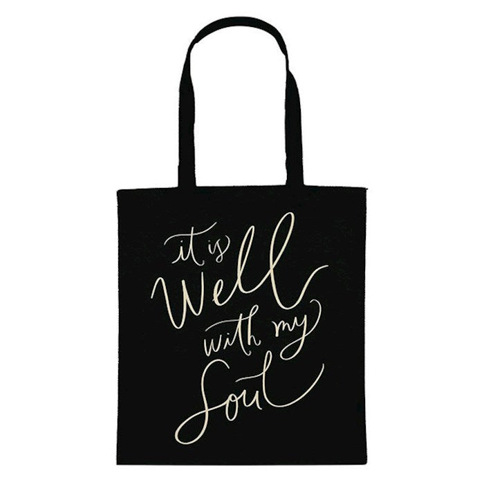 Canvas Tote-It Is Well (14.5" x 16")