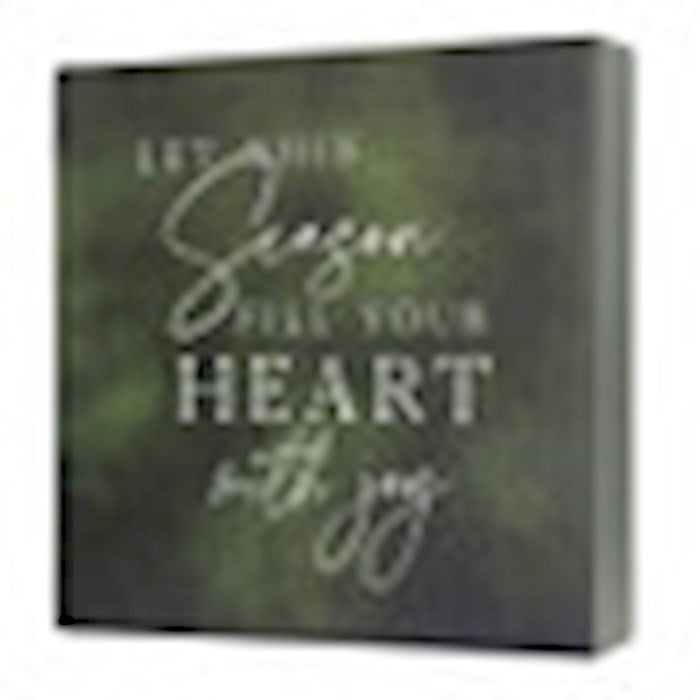 Word Block-Let This Season (5" Sq.)