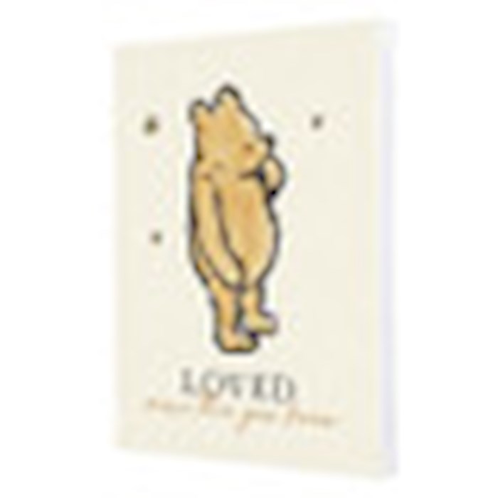Mini Canvas-Pooh Bear/Loved More Than You Know (5" x 7")