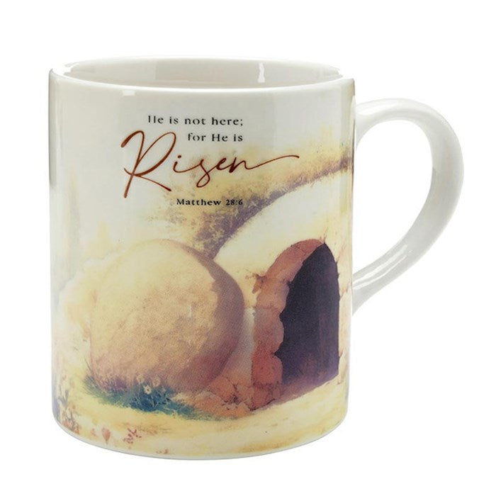 Mug-He Is Not Here; For He Is Risen (12 Oz)