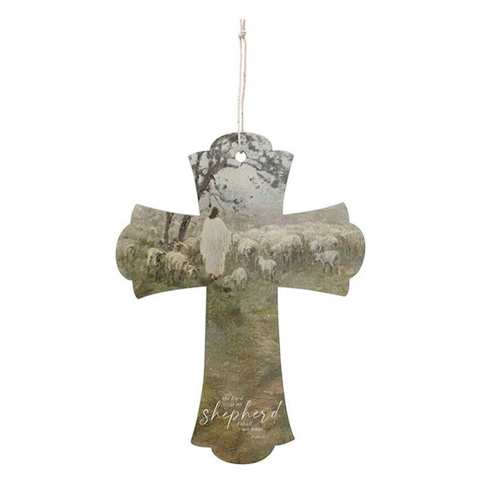 Wall Cross-The Lord Is My Shepherd (6"H)
