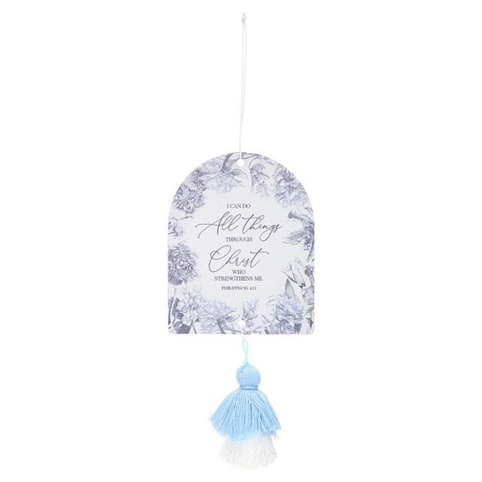 Air Freshener-I Can Do All Things Through Christ (Paper Scent)