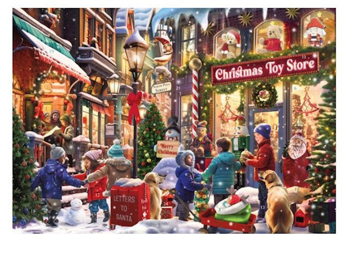 Calendar-Advent: Christmas Toy Store (8.25 x 11.75)-Medium