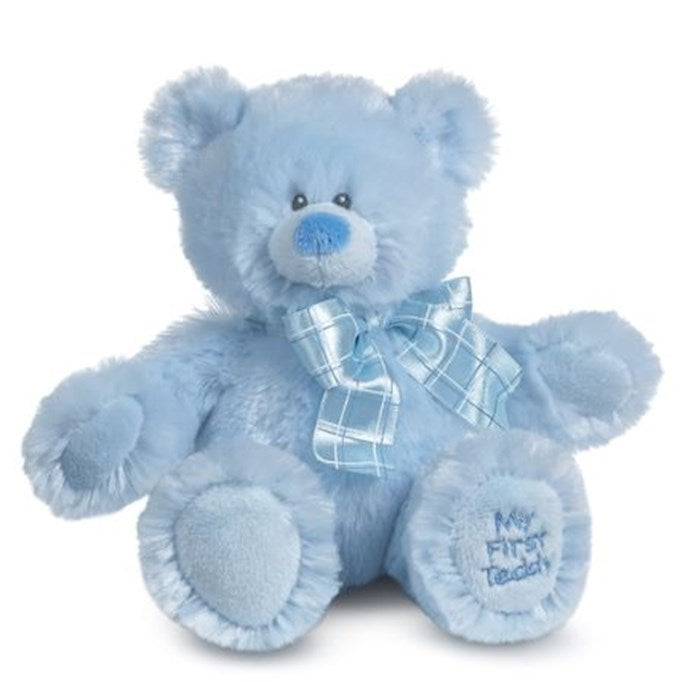 Plush-My First Teddy-Blue (8")