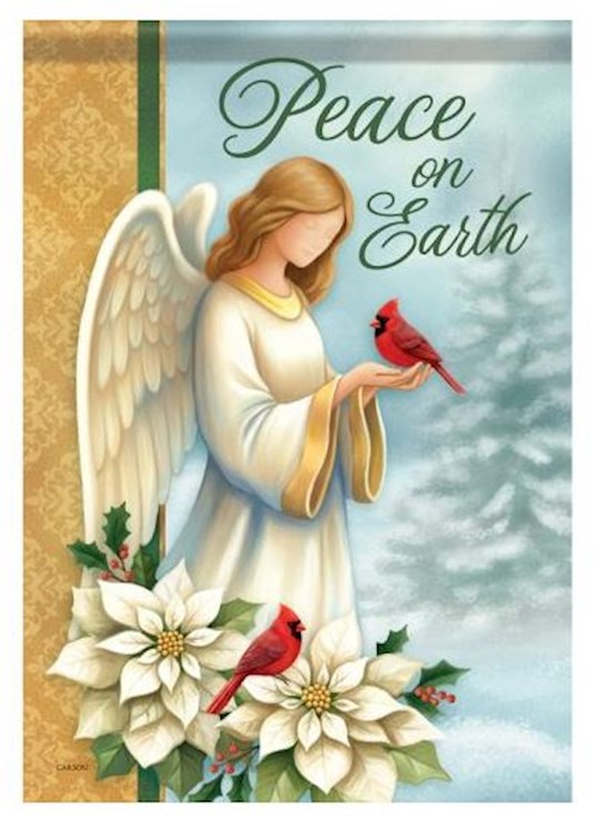 Flag-Garden-Durasoft-Peace On Earth (12.5" x 18")