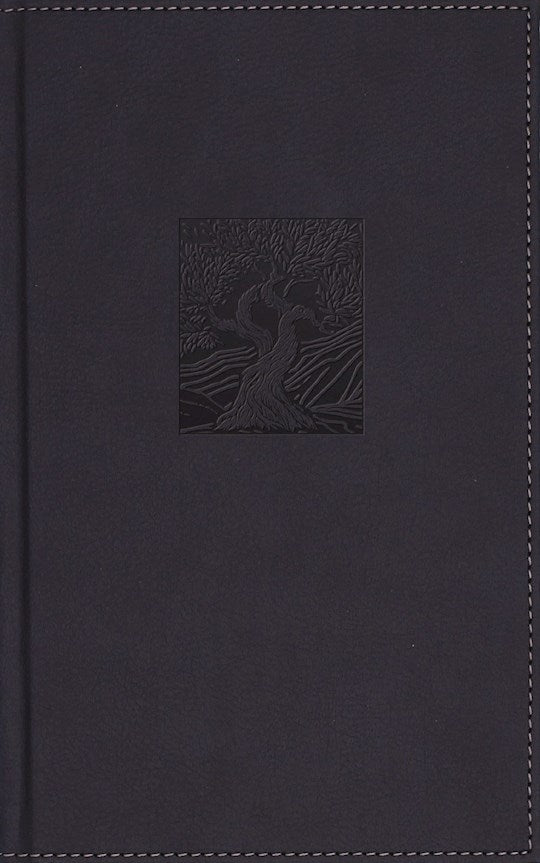 NIV Heritage Bible Page Edge Art Edition (Comfort Print) (RL)-Navy Leathersoft Over Board