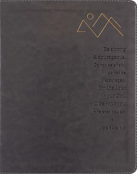 NIV Journal the Word Bible Double-Column (Comfort Print) (RL)-Gray Leathersoft
