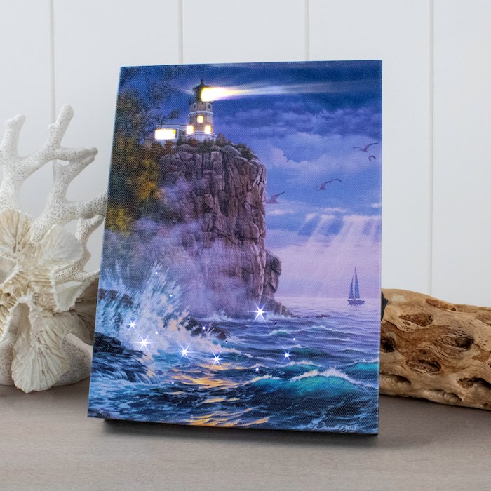Mini Canvas-Keeping The Light-LED Tabletop W/Timer (8" x 6")