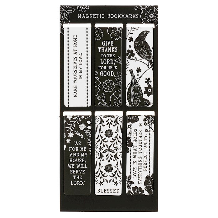Magnetic Bookmark Set As for me and my House