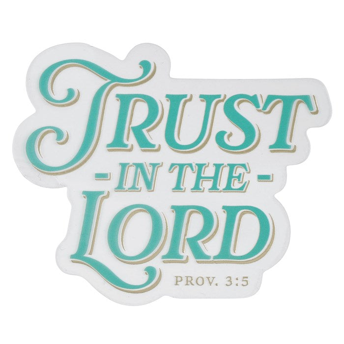 Sticker Vinyl Trust In The Lord