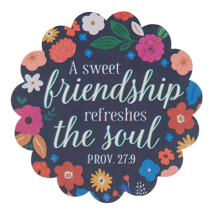 Sticker Vinyl Sweet Friendship Refreshes The Soul Prov. 27:9