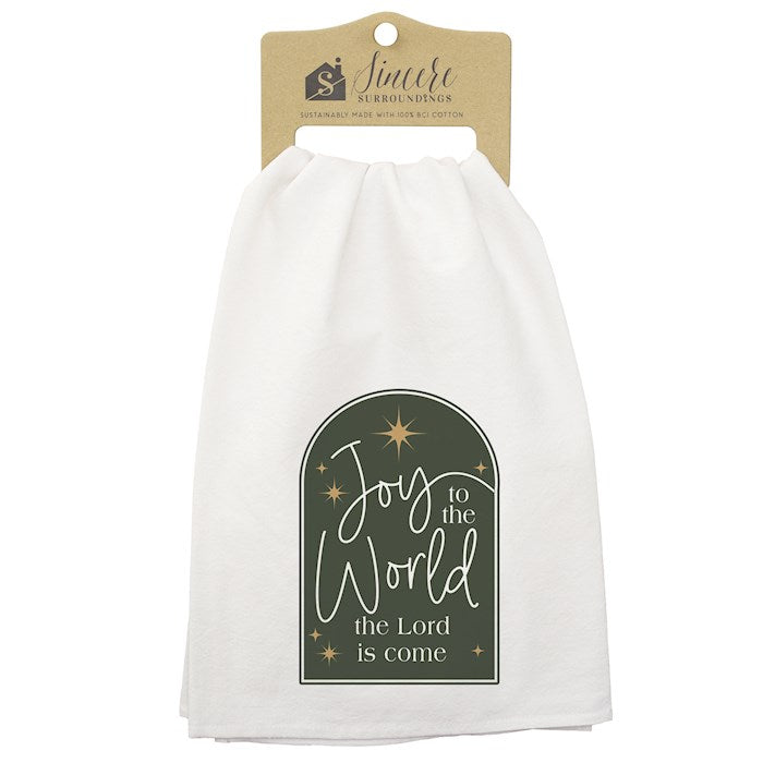 Tea Towel-Joy To The World The Lord Is Come (29" x 29")