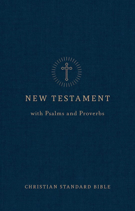CSB Pocket New Testament with Psalms & Proverbs (Easy-to-Read Optimal Type)-Navy Trade Paper