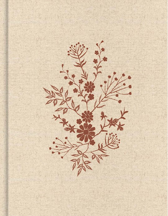 KJV Notetaking Bible (Expanded Reference Edition-Cream/Floral Cloth Over Board