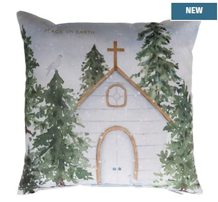 Pillow-Peace On Earth (18" x 18")