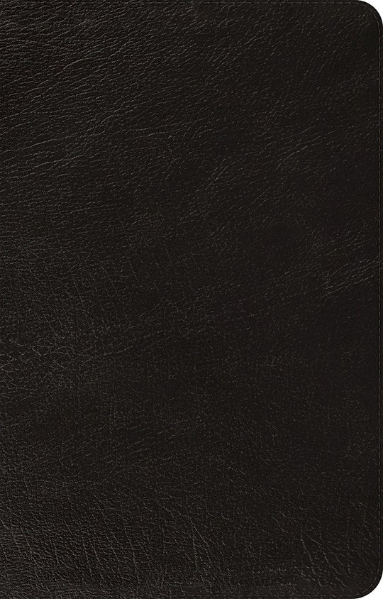 ESV Bible With Creeds and Confessions-Black Top Grain Leather