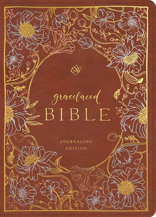 ESV GraceLaced Bible Journaling Edition (Artwork by Ruth Chou Simons)-English Saddle TruTone