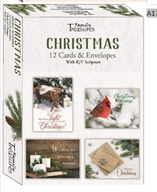 Boxed Card-Christmas-Holiday Blessings (KJV) (Box Of 12)